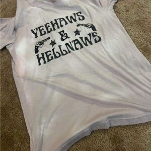 Yeehaws & Hellnaws Kids T-Shirt - White